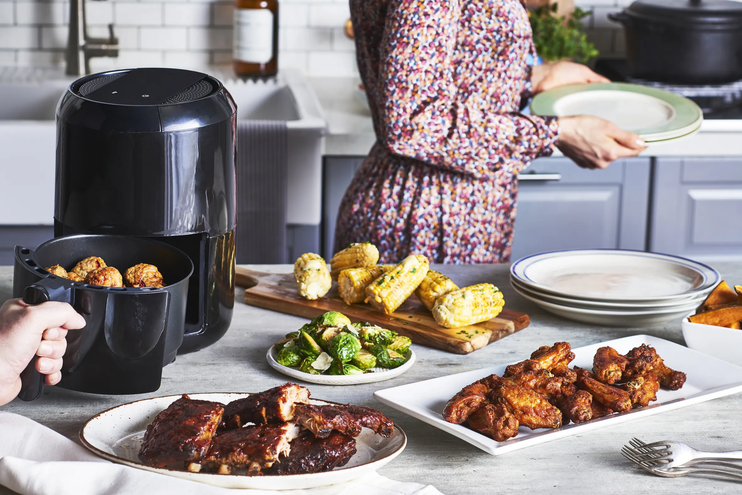 Tefal Easy Compact Digital - airfryer, svart, 1.6l