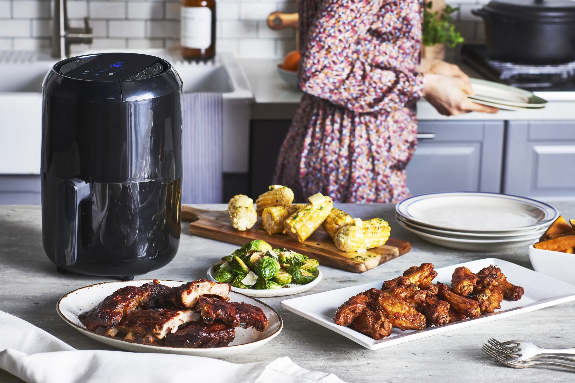 Tefal Easy Compact Digital - airfryer, svart, 1.6l
