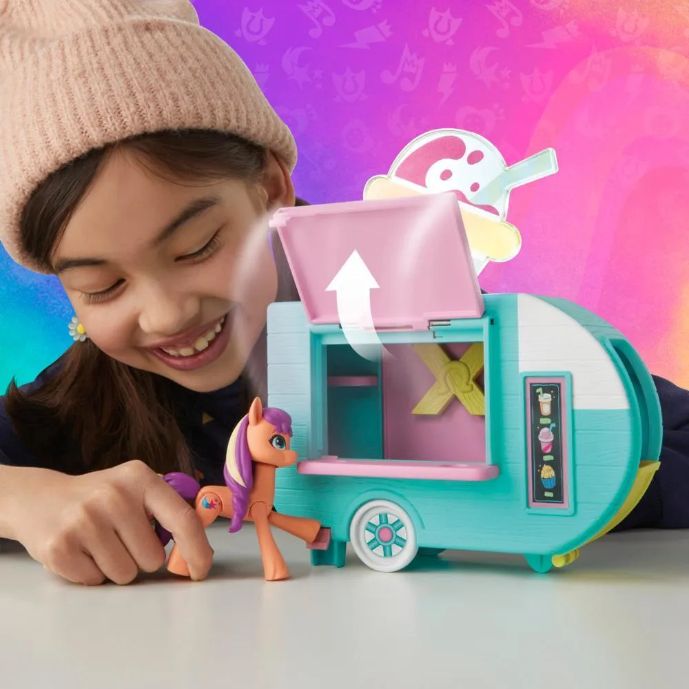Hasbro My Little Pony Sunny Starscout Smoothie Truck Toy Vehicle