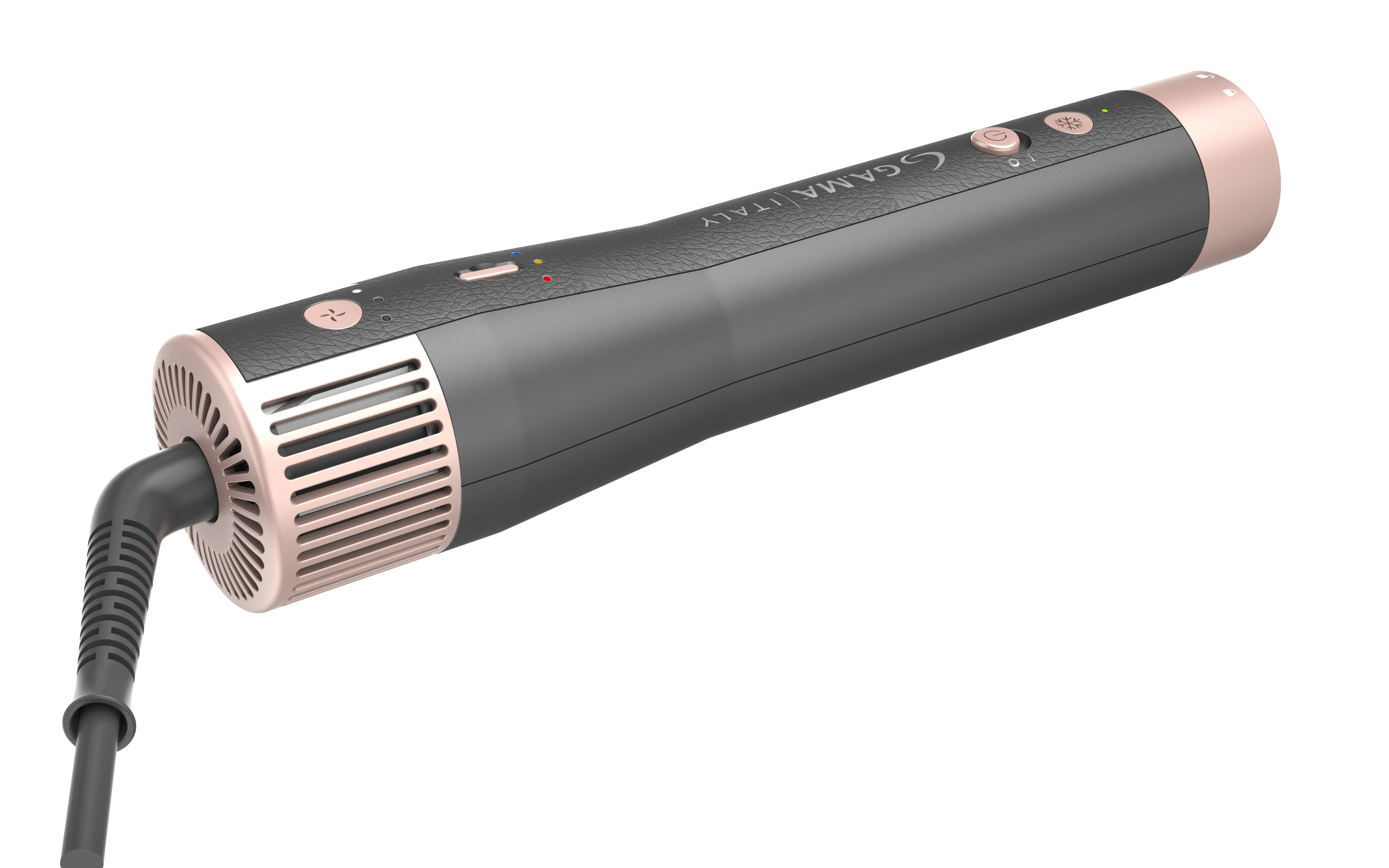 GA.MA UniQ Aura GH0113 4-in-1 Multi-styler, Grey/Pink