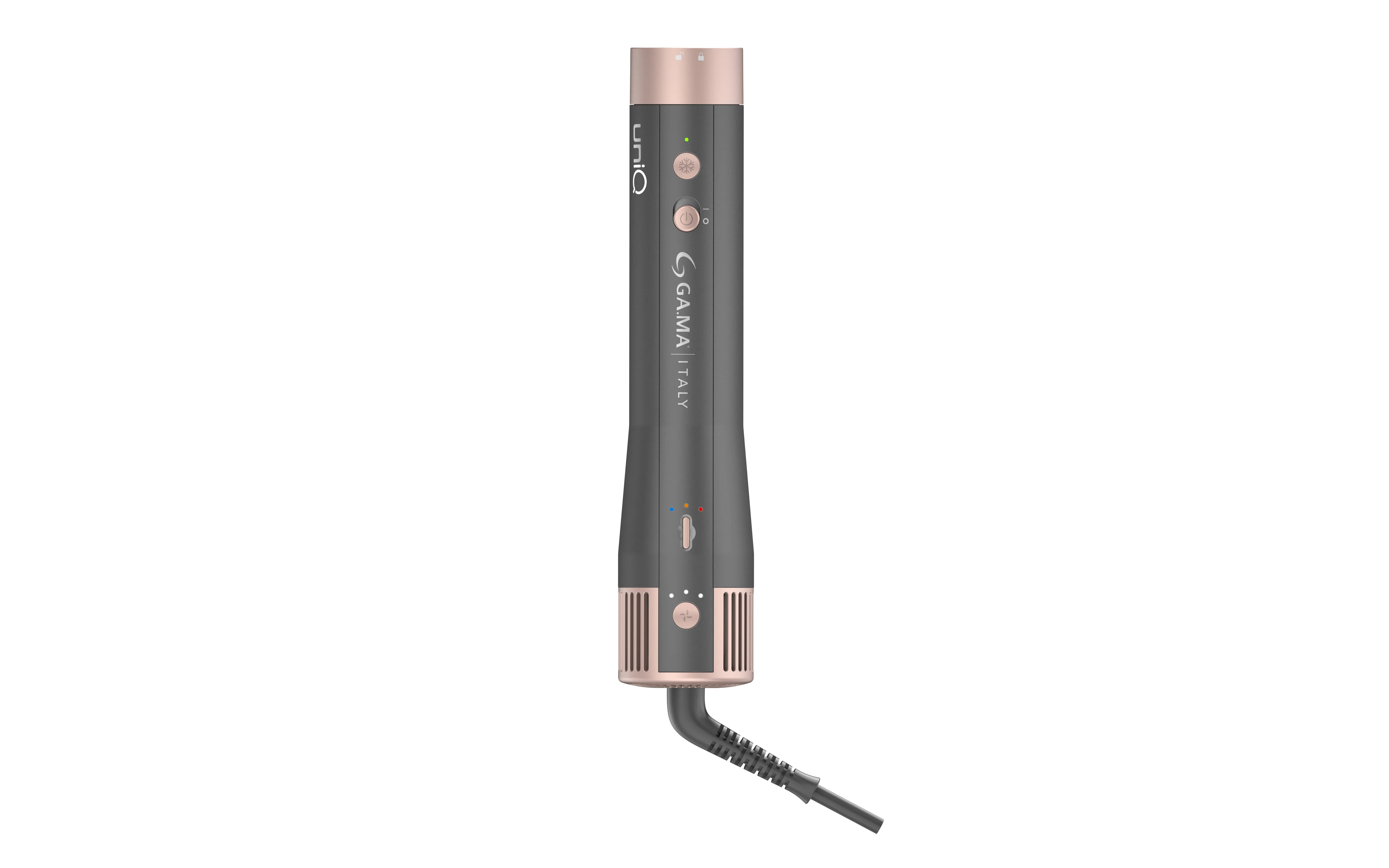 GA.MA UniQ Aura GH0113 4-in-1 Multi-styler, Grey/Pink