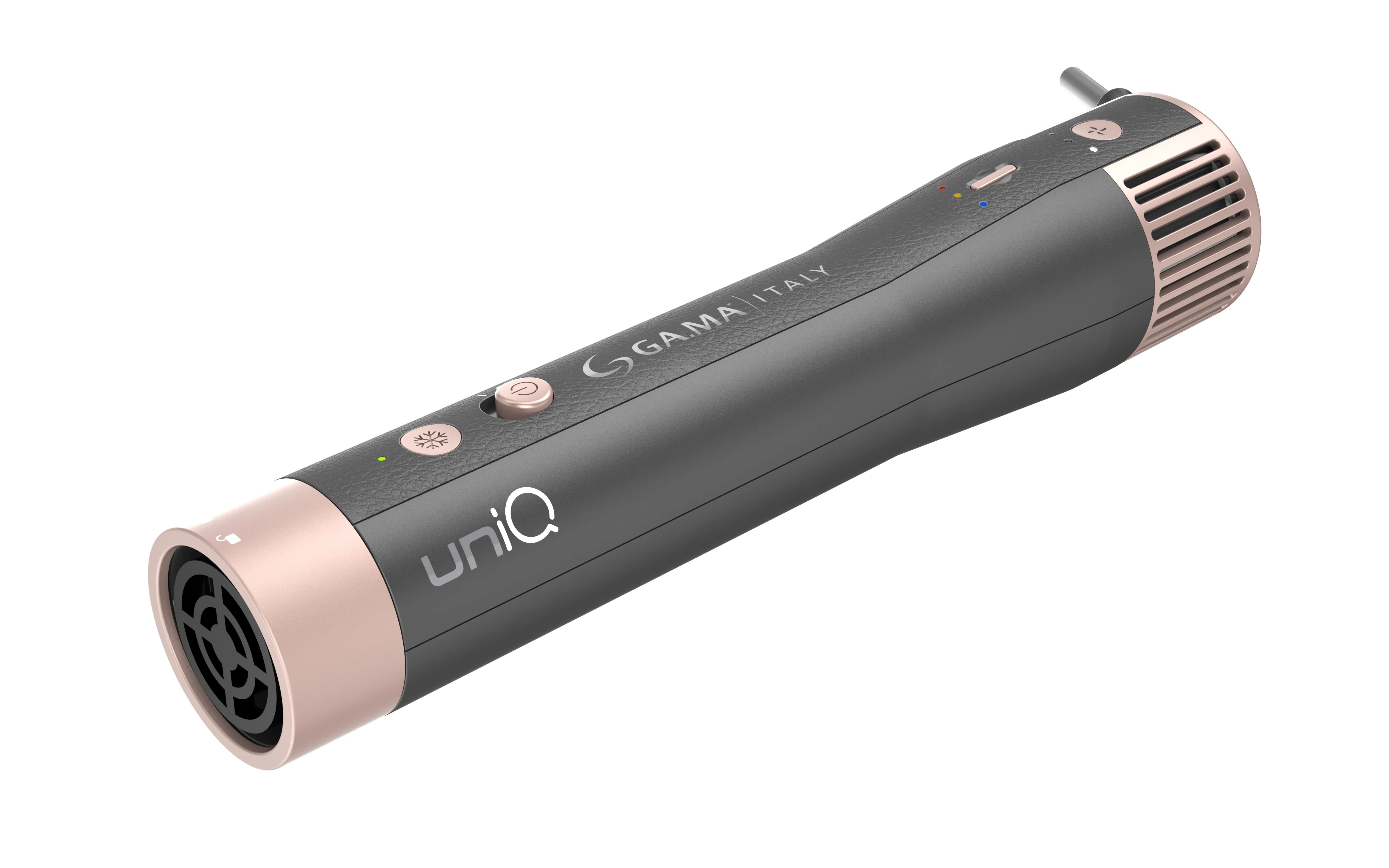 GA.MA UniQ Aura GH0113 4-in-1 Multi-styler, Grey/Pink