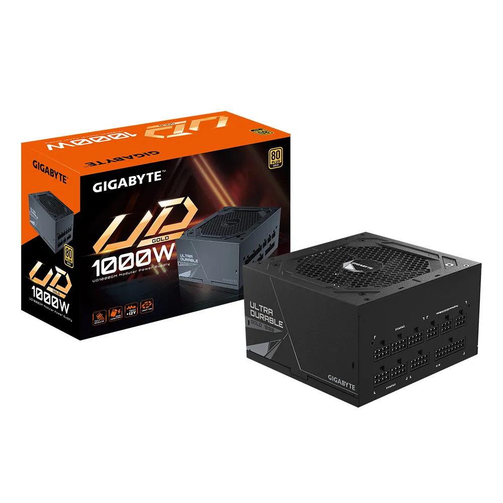 Gigabyte UD1000GM 1000W - power supply, 80 Plus Gold