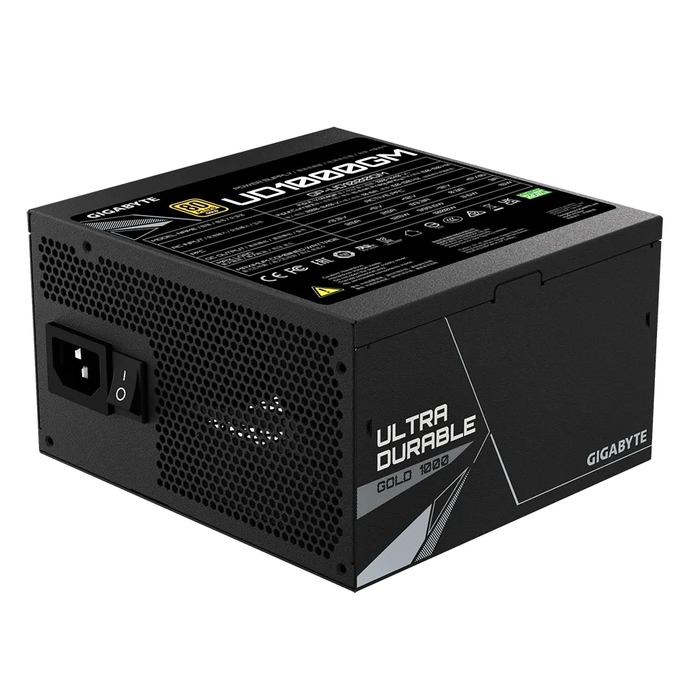 Gigabyte UD1000GM 1000W - power supply, 80 Plus Gold