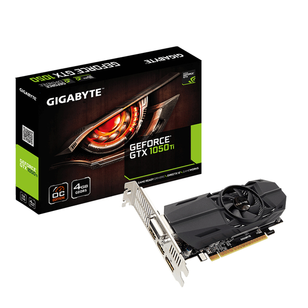 Gigabyte GeForce GTX 1050 Ti 4GB OC -n&auml;yt&ouml;nohjain