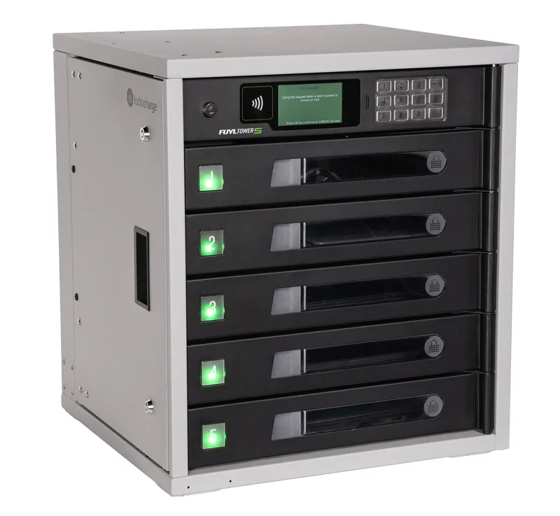 LocknCharge FUYL Tower 5Mk2 5x Charging Lockers - EU