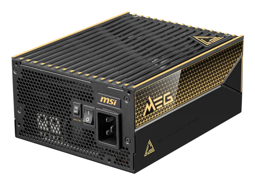 MSI MEG Ai1600T PCIE5 1600 W - power supply, 80 Plus Titanium