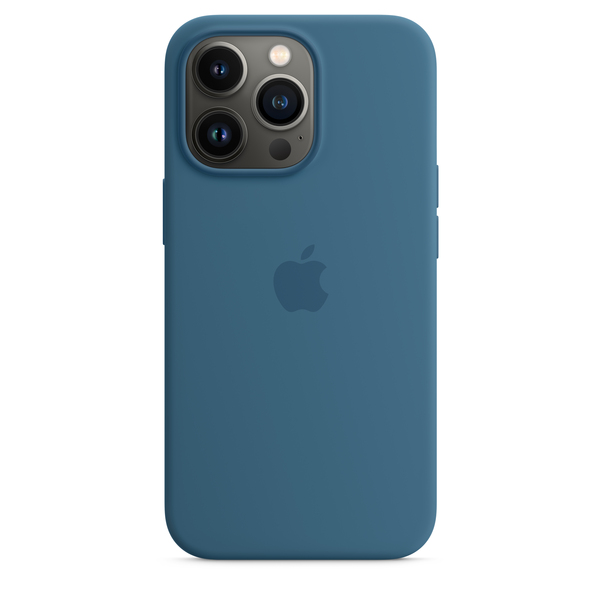 Apple iPhone 13 Pro, MagSafe - silicone case, Blue Jay