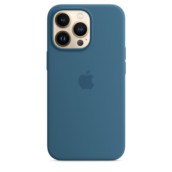 Apple iPhone 13 Pro, MagSafe - silicone case, Blue Jay