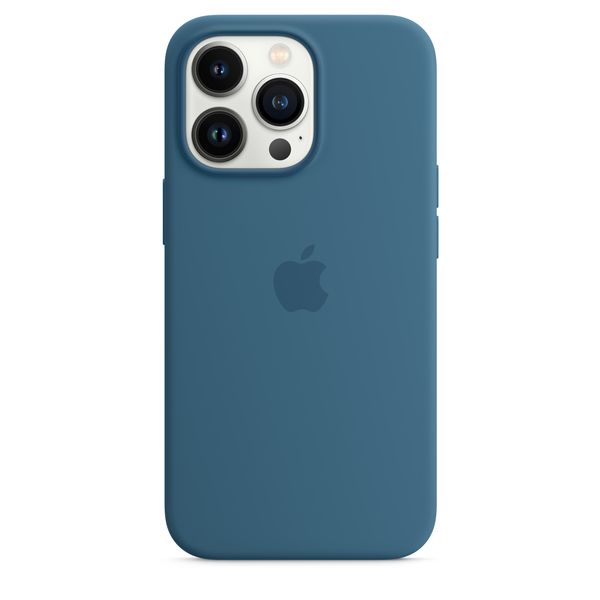 Apple iPhone 13 Pro, MagSafe - silicone case, Blue Jay