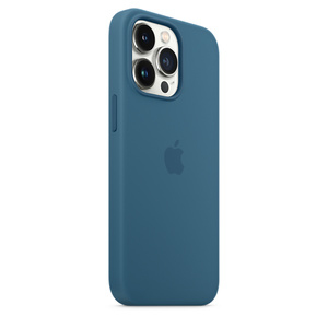 Apple iPhone 13 Pro, MagSafe - silicone case, Blue Jay