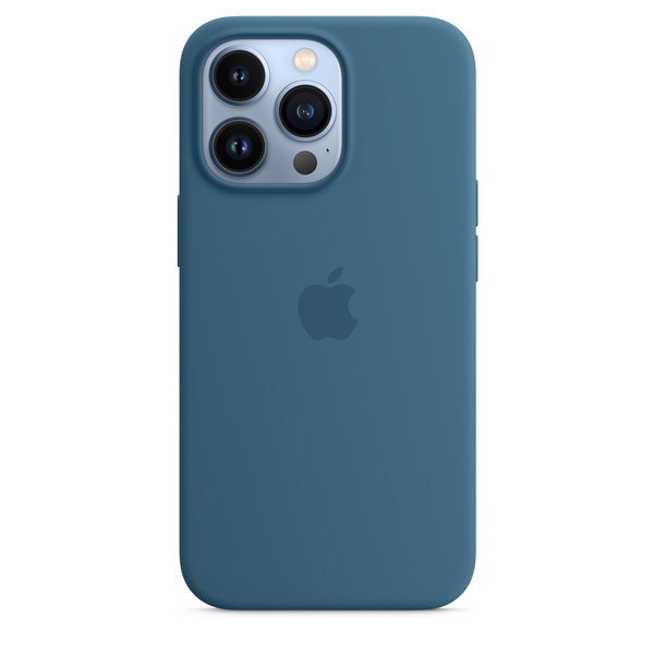 Apple iPhone 13 Pro, MagSafe - silicone case, Blue Jay