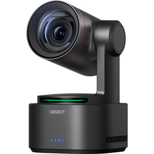OBSBOT Tail 2 4K UHD, 60fps, AI Tracking, HDR PTZ Conference Camera, Black