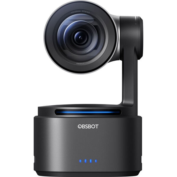 OBSBOT Tail 2 4K UHD, 60fps, AI Tracking, HDR PTZ Conference Camera, Black