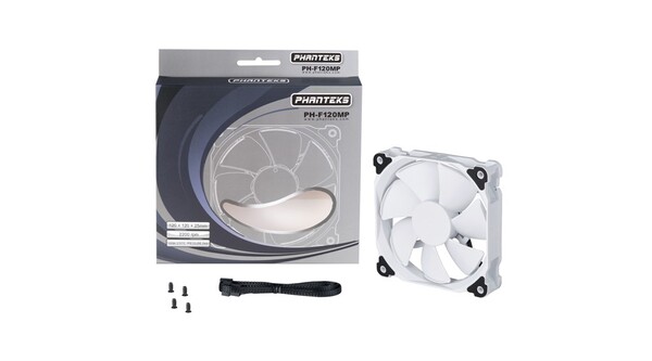 Phanteks PH-F120MP 2 , High Static Pressure Fan, White