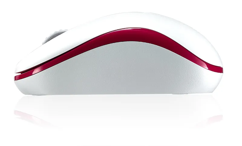 Rapoo M10 Plus - tr&aring;dl&ouml;s mus, R&ouml;d