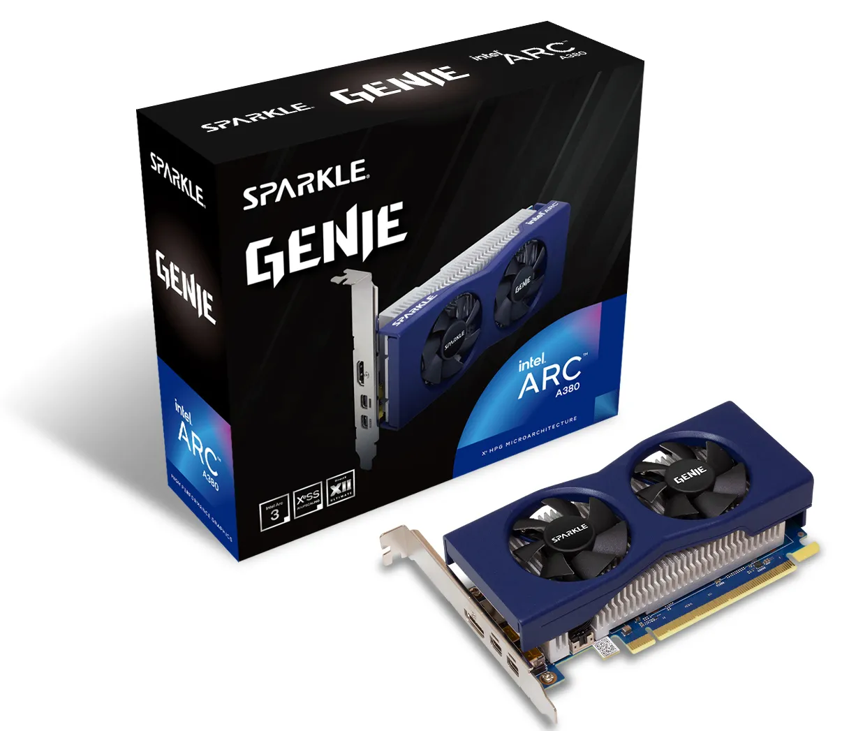 SPARKLE Intel Arc A380 Genie 6 Gt -näytönohjain