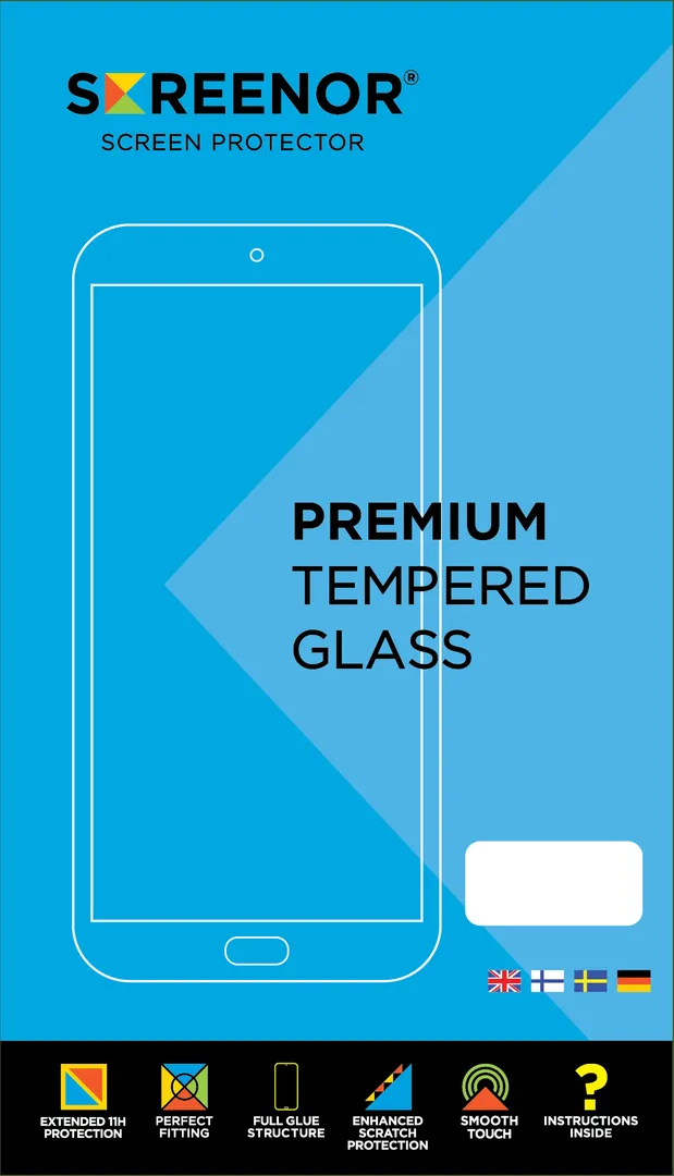 Screenor Tempered iPhone 17 Pro / 16 Pro - skärmskydd
