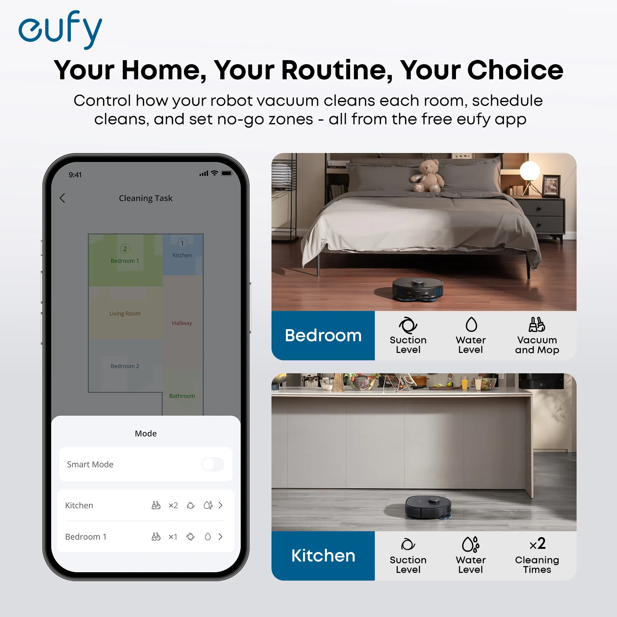 ANKER Eufy Omni S2 - robotdammsugare, svart