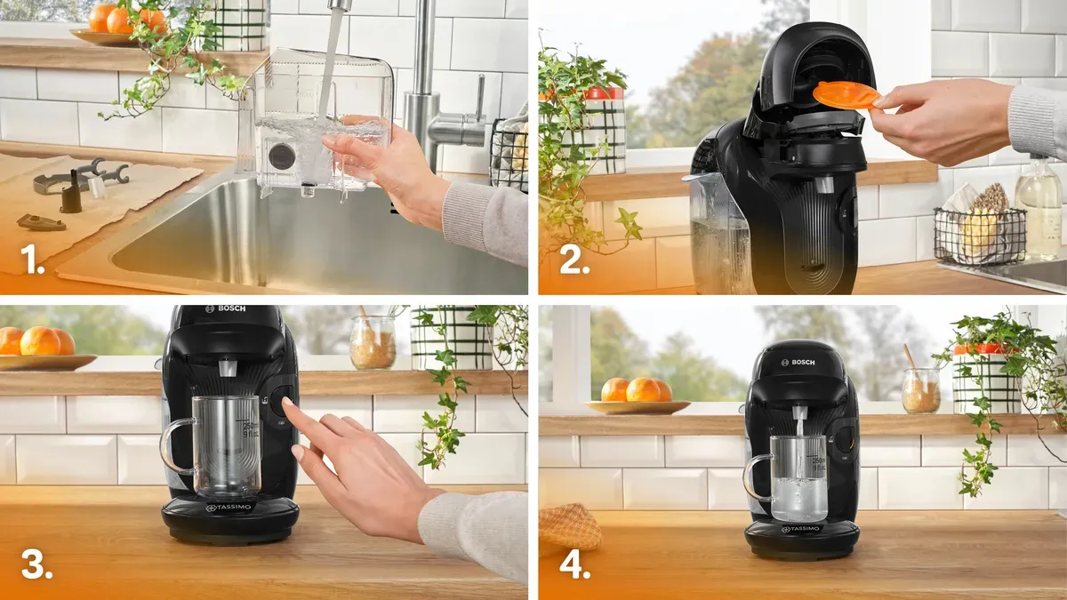 Bosch TASSIMO STYLE TAS112E kapselmaskin, 0,7 l, svart