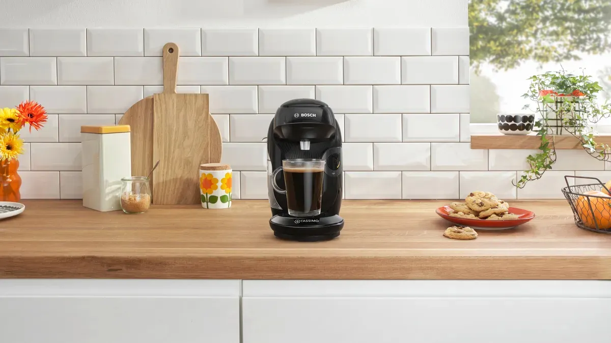 Bosch TASSIMO STYLE TAS112E kapselmaskin, 0,7 l, svart