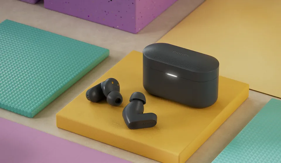 Philips TAT3509GY/00 Wireless Earbuds, Grey Philips TAT3509GY/00 Wireless Earbuds, Grey
