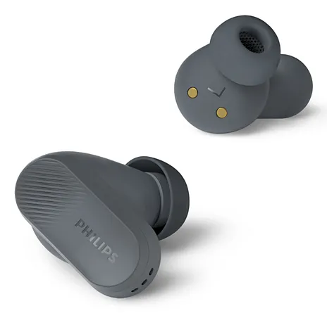 Philips TAT3509GY/00 Wireless Earbuds, Grey Philips TAT3509GY/00 Wireless Earbuds, Grey