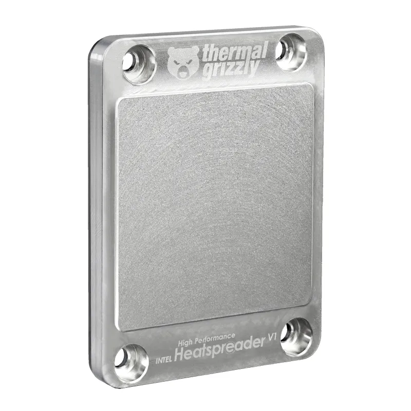Thermal Grizzly Intel High Performance Heatspreader V1 LGA1700 3/8" Heatspreader, Nickel