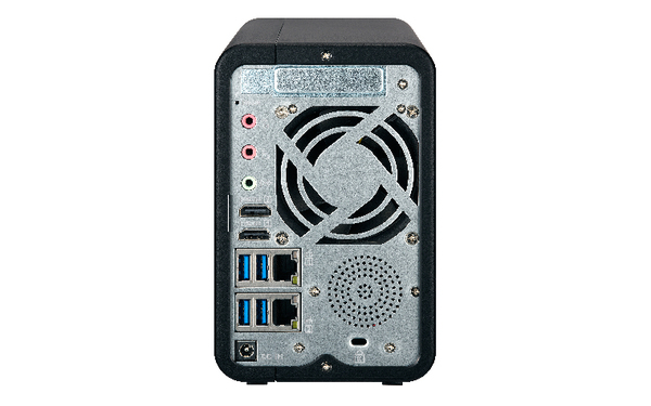 QNAP TS-253B-4G 2-Bay NAS Intel Celeron Apollo Lake J3455 quad-core 1.5GHz 4GB DDR3L SODIMM ( 2x2GB max 8GB total) SATA 6Gb/s