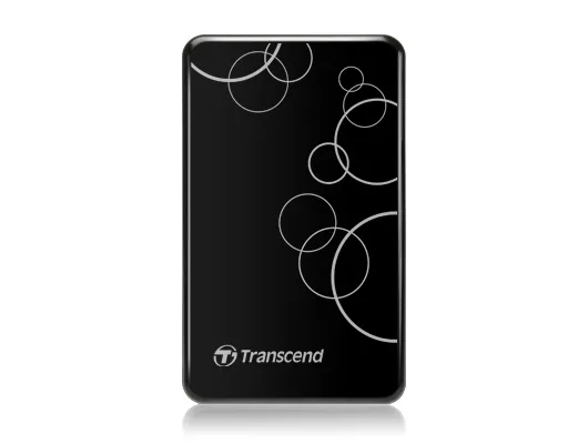 Transcend StoreJet 25A3 1TB - External HDD, Black
