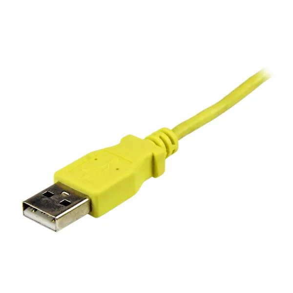 Startech  USB-A - Micro-USB B - kabel, 1m, Gul