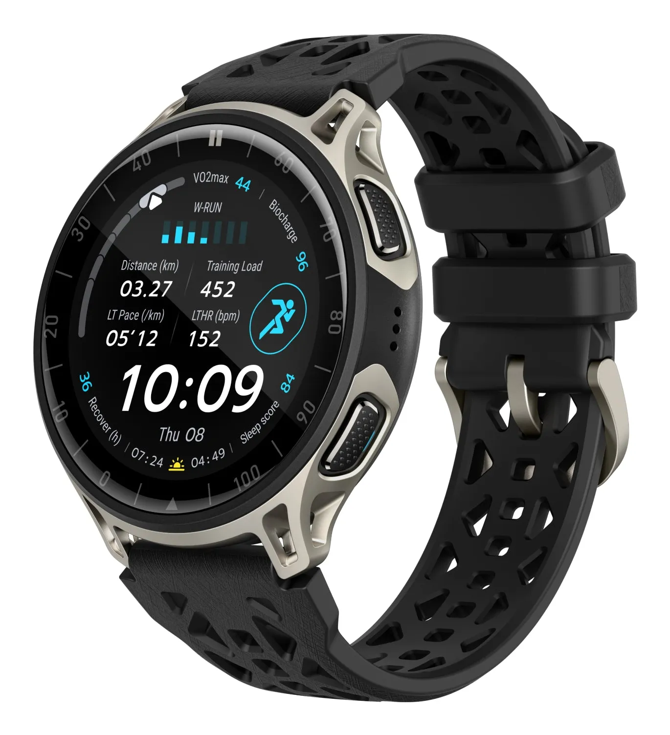 Amazfit Cheetah 2 Pro 48mm -urheilukello, musta
