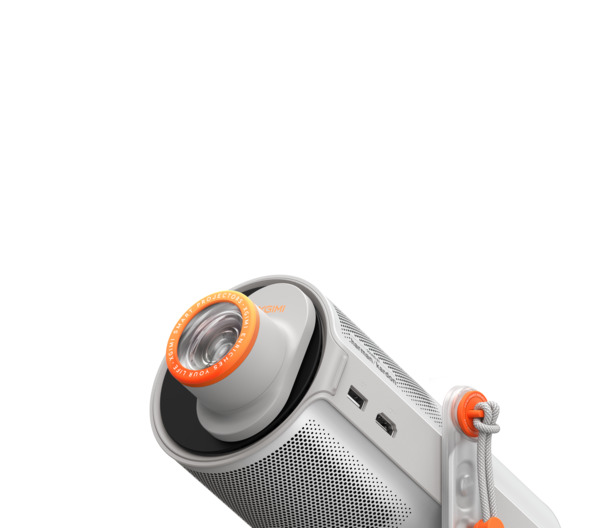 XGIMI MoGo 4 Laser WK03K Google TV DLP (Triple Laser) Full HD 550 ANSI lm -kannettava laserprojektori, harmaa