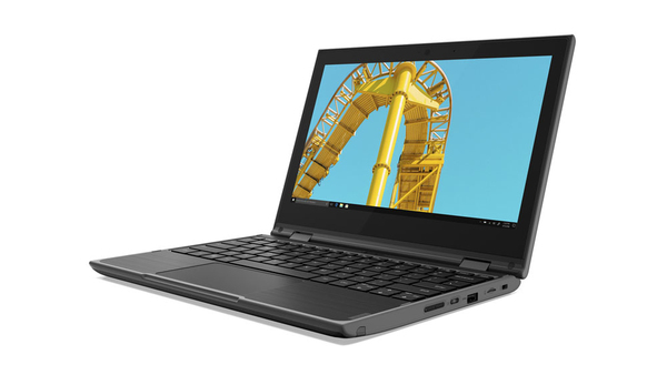 Lenovo 300e G2 11.6" N5030, 4 GB, 128 GB SSD, Win 10 Pro - b&auml;rbar dator, Svart