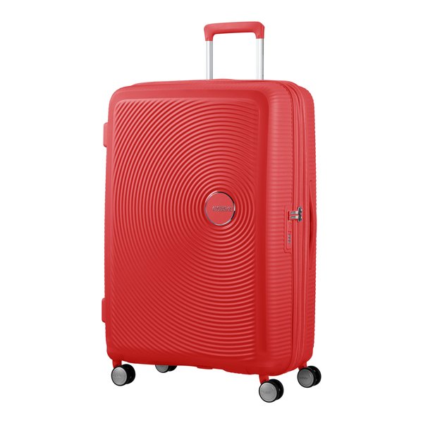 American Tourister Soundbox Sp 77cm Expand - suitcase, coral red