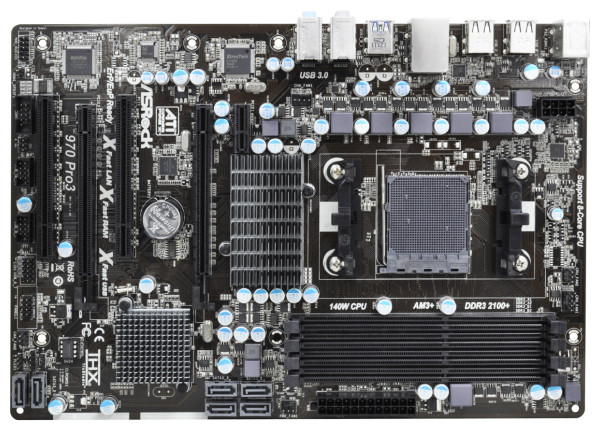 ASROCK AM3+ 970 DDR3  USB3 SATA6 GBE ATX