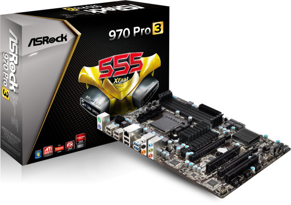 ASROCK AM3+ 970 DDR3  USB3 SATA6 GBE ATX