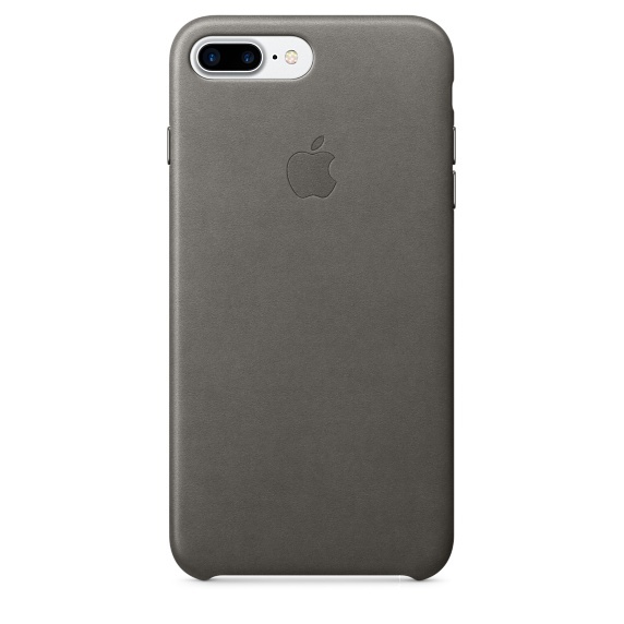 Apple iPhone 7 Plus -nahkakuori - myrskynharmaa
