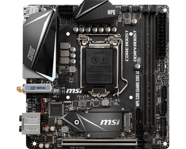 MSI MPG Z390I Gaming Edge AC Mini-ITX - moderkort