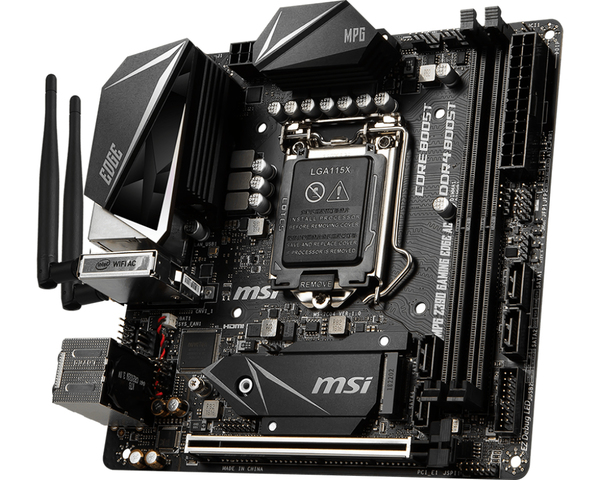 MSI MPG Z390I Gaming Edge AC Mini-ITX - motherboard