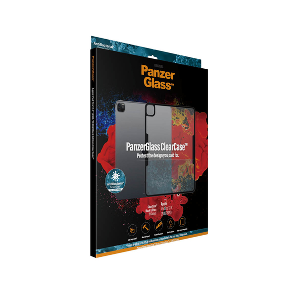PanzerGlass ClearCase, iPad Pro 12,9&rdquo; 3-6th Gen -suojakuori, Musta