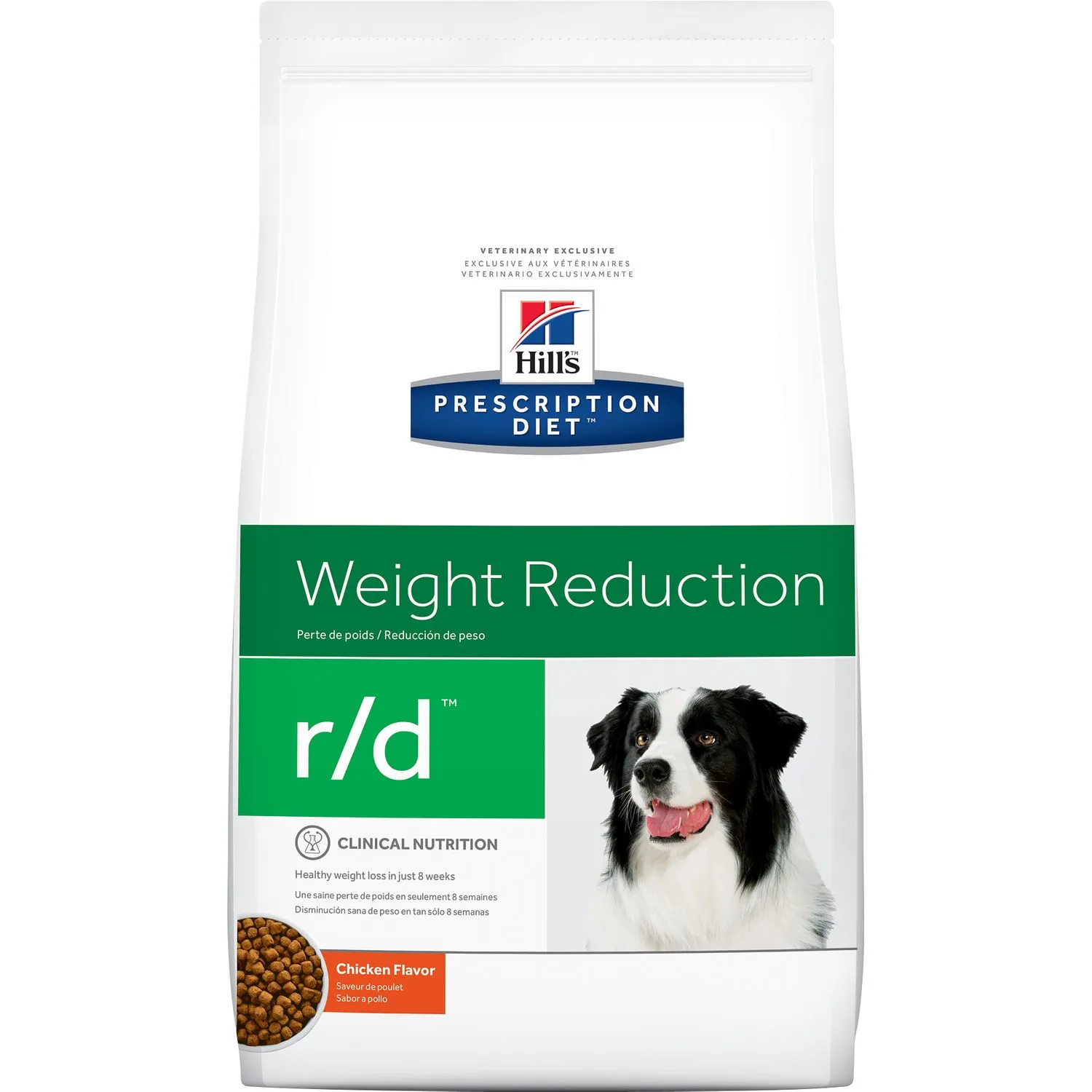 Hill's Prescription Diet Canine r/d Chicken, Koiran kuivaruoka, Adult, Painonhallinta, 4 kg