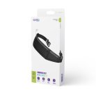 Spello Running Belt | 3 Stretchy Pockets | Black | Water-resistant | Anti-slip Design