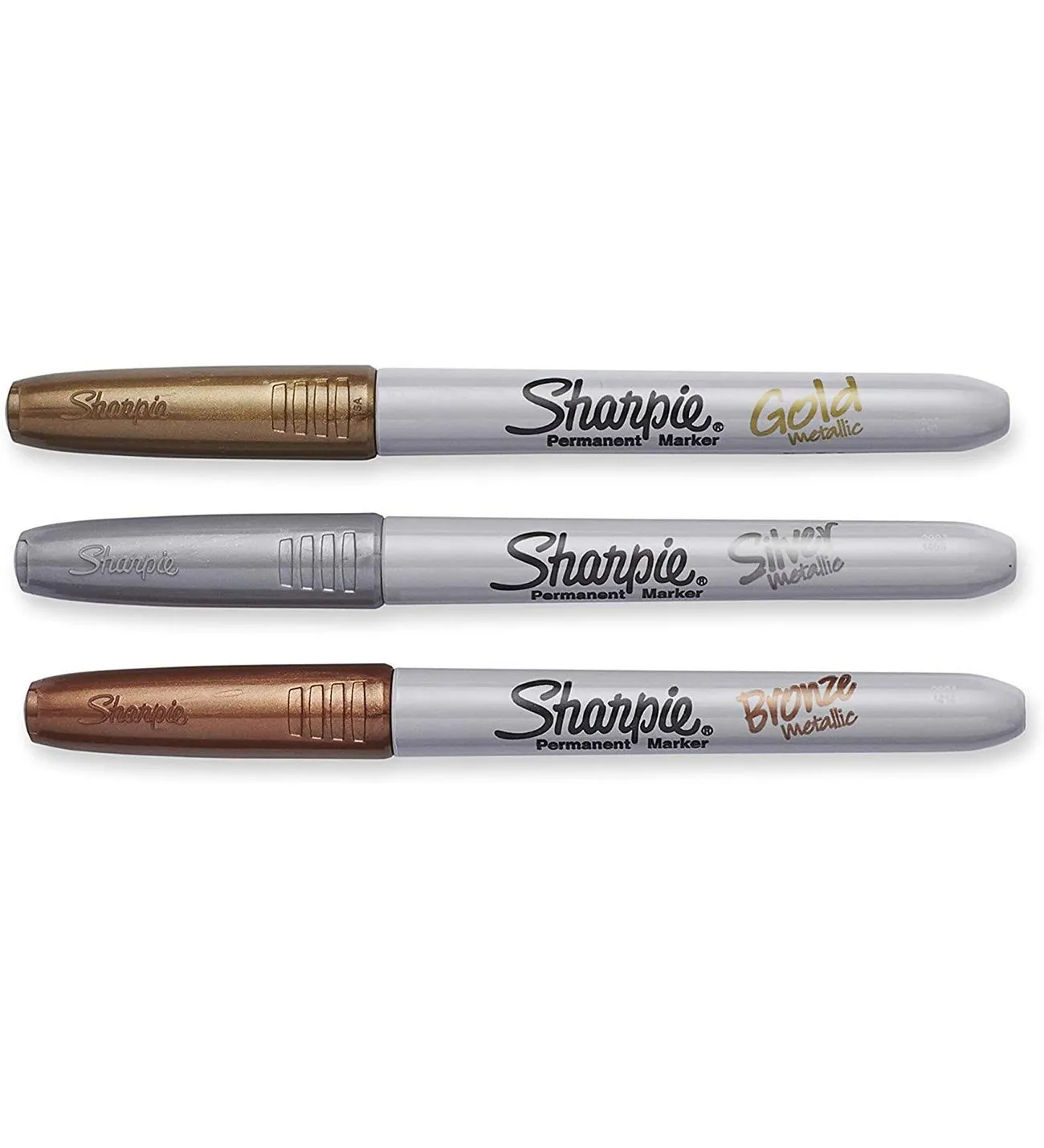 Marker Sharpie Metallic 1,4 mm kulta/hopea/pronssi (3)
