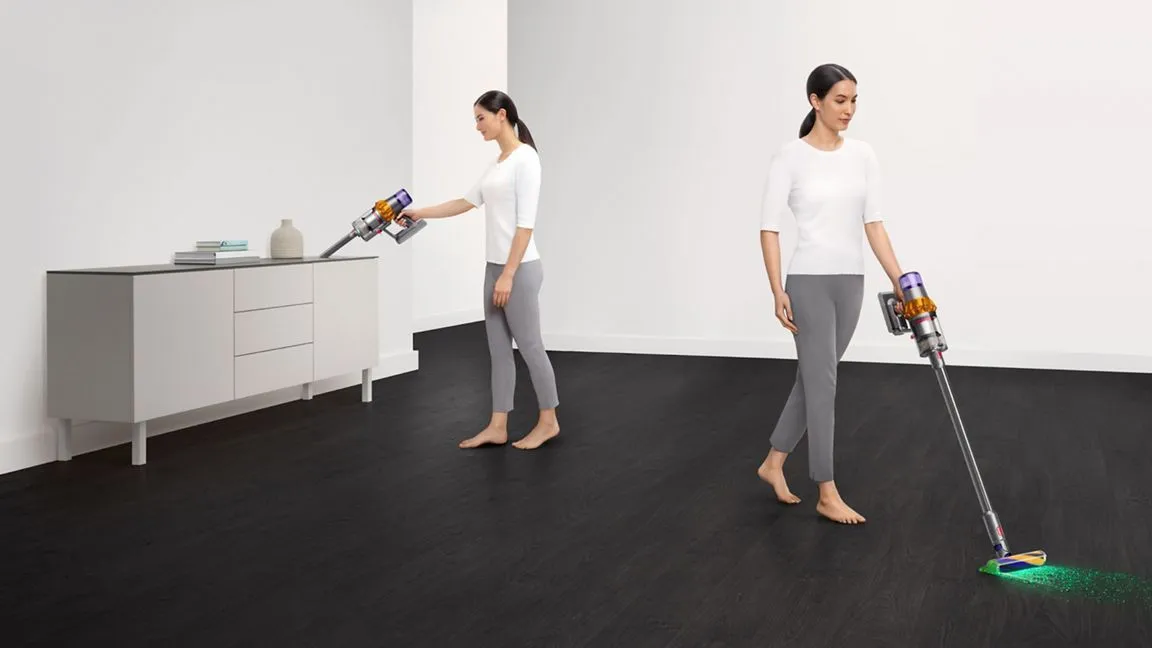 Dyson V15s Detect Submarine Cordless Wet and Dry Stick vacuum cleaner, Nickel and Yellow