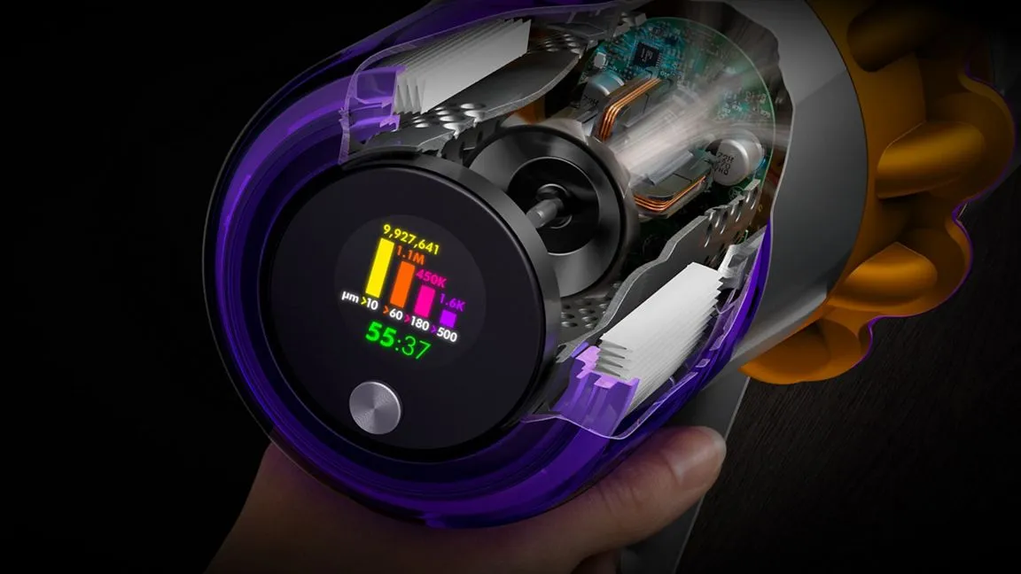 Dyson V15s Detect Submarine Cordless Wet and Dry Stick vacuum cleaner, Nickel and Yellow