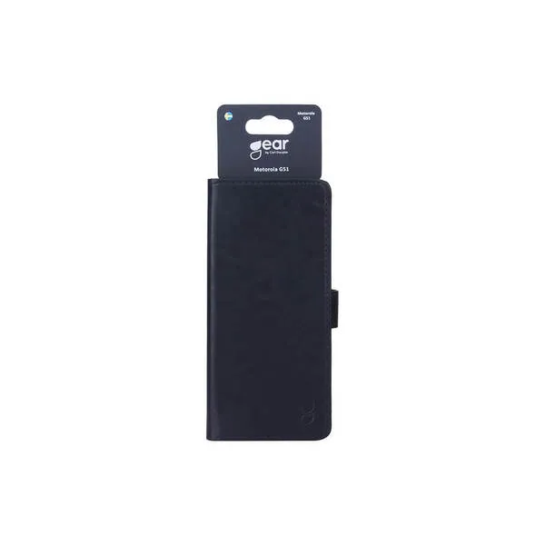 GEAR Wallet, Moto G51 - Wallet Case, Black