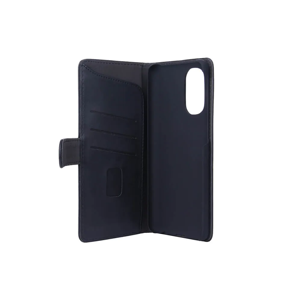 GEAR Wallet, Moto G51 - pl&aring;nboksfodral, Svart