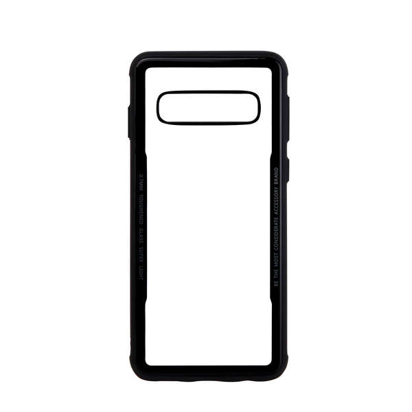 GEAR Mobilskal med Tempererat Glas Svart Samsung S10