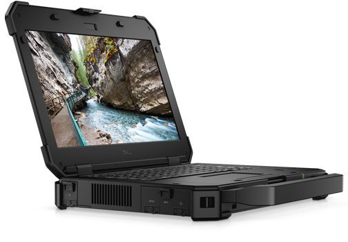 DELL 14" Latitude 7424 Rugged Extreme (IP65), 512GB SSD, Radeon RX540, Win 10 Pro - Notebook, black